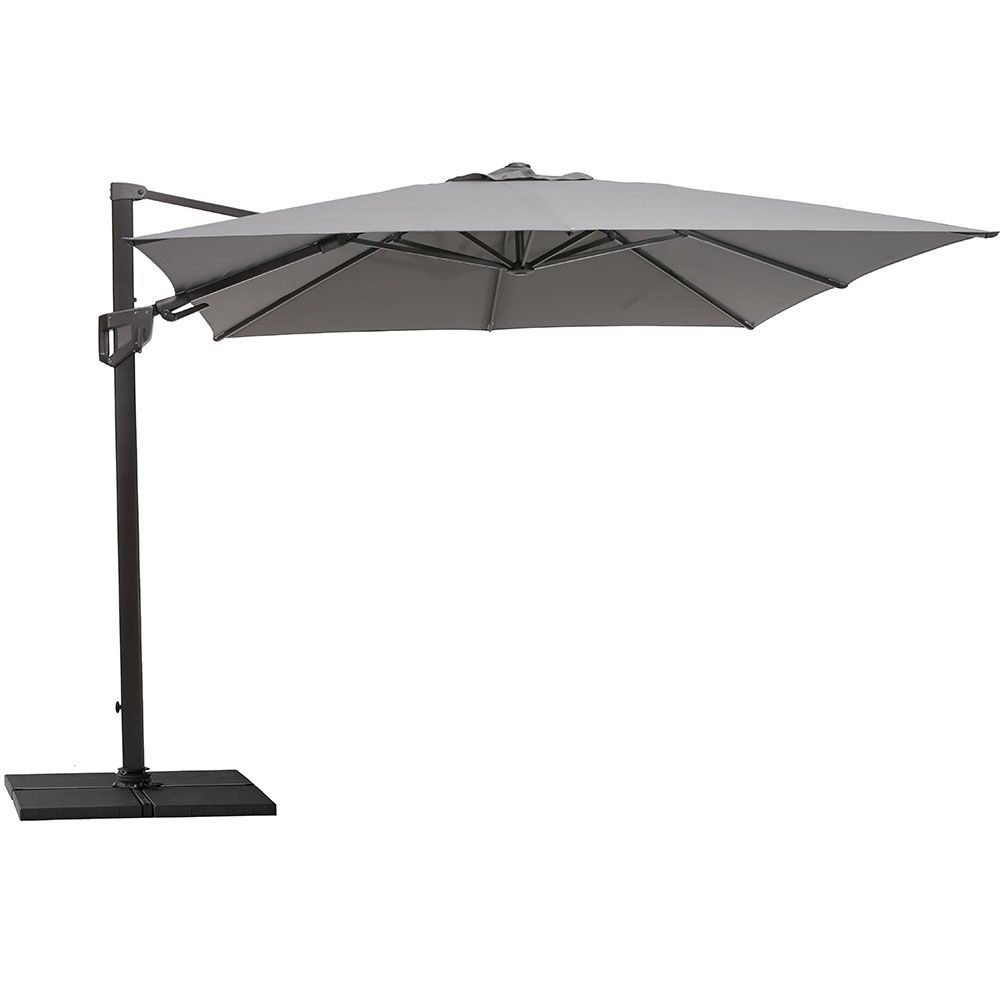 Hyde Luxe Tilt Parasol 300X300 cm Grå