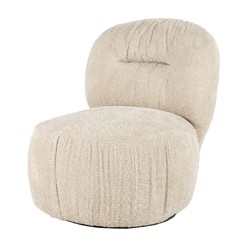By-Boo, Roux loungestol 72x91x76,5 cm polyester beige