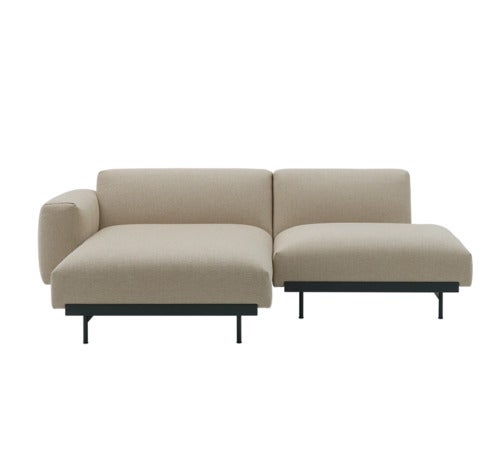 In Situ 2-personers modulsofa Config 6-Ecriture 240/Sort