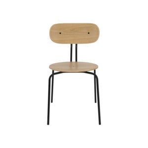 Curious Spisestol Eg/Sort Metal