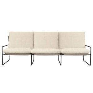 Desert 3-personers sofa Black/Off-white