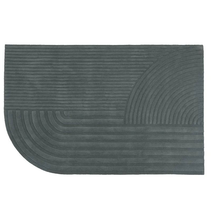 Relevo tæppe 200 x 300 cm - Dark Green