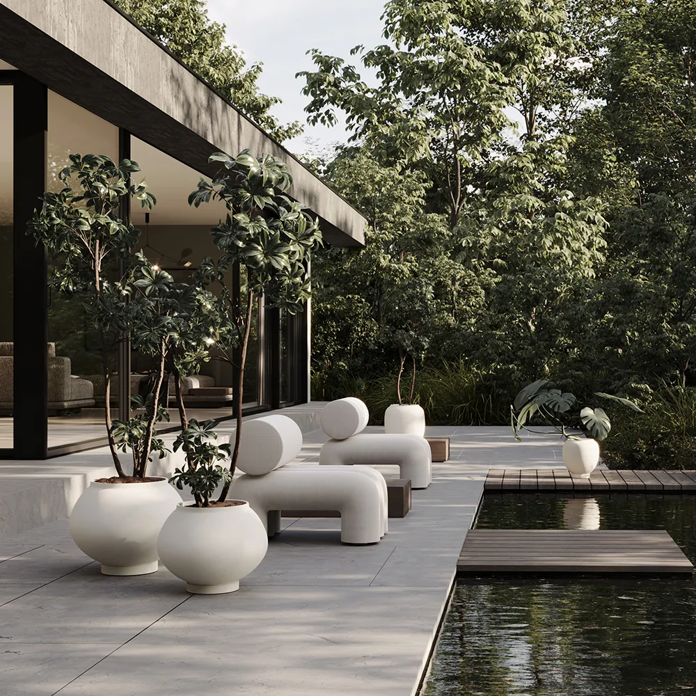 Foku lænestol - Warm Ash