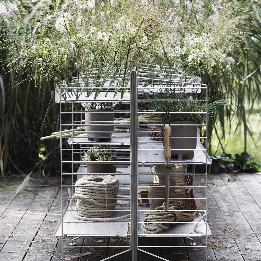 Fritstående stolpe Galvaniseret