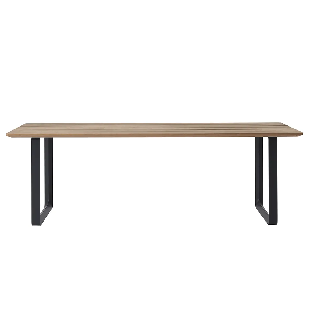 Muuto, 70/70 Spisebord 225x90 cm Sapele Mahogany/Anthracite Black