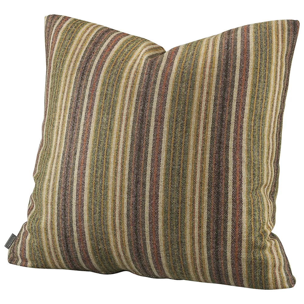 Glensdale Stripe Olive pudebetræk 50x50 cm