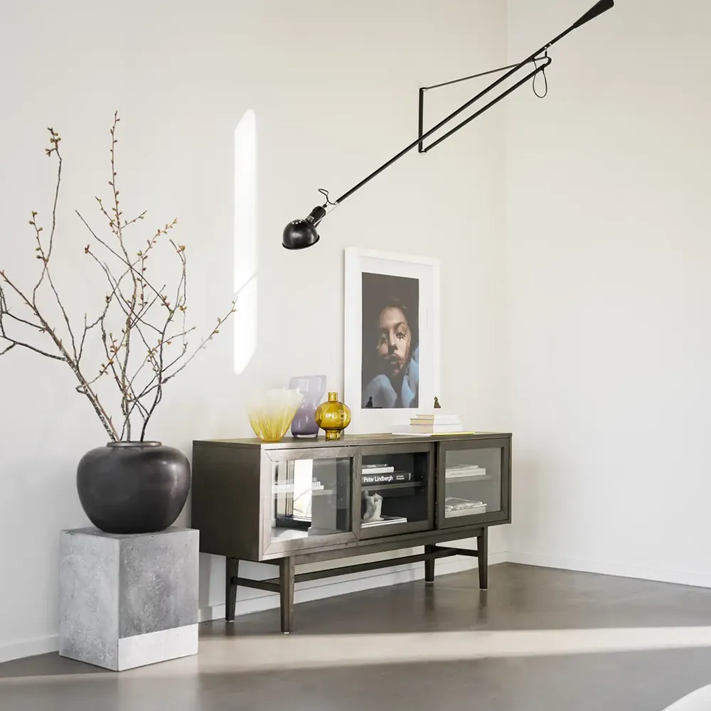 Hazelton skænk 170 cm brun eg