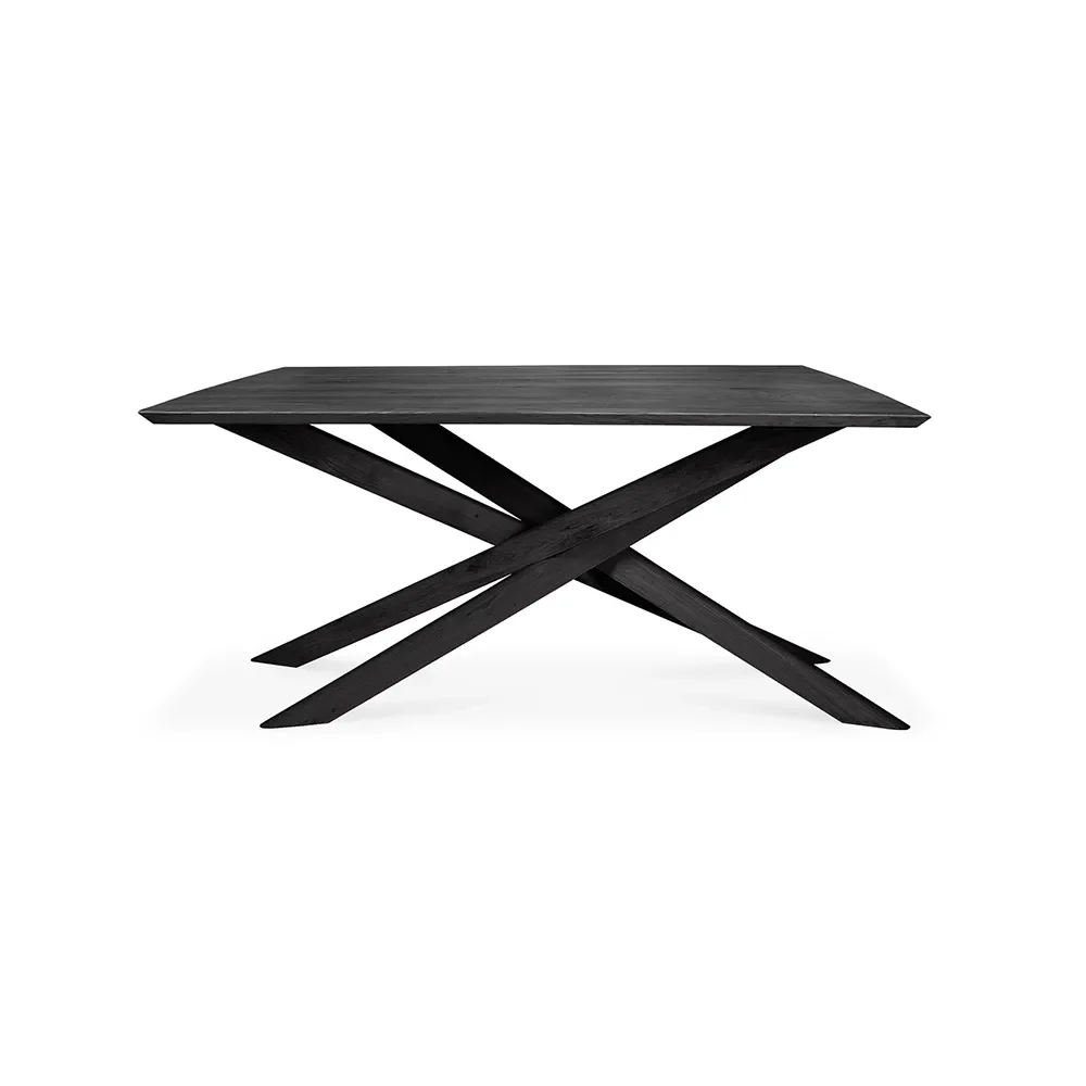 Mikado Spisebord 106x203 cm Sort Eg