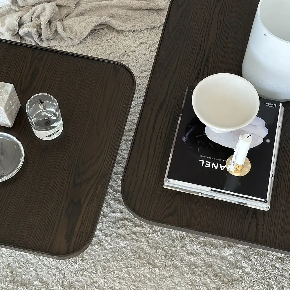 Sullivan sofabord 80x80 brun