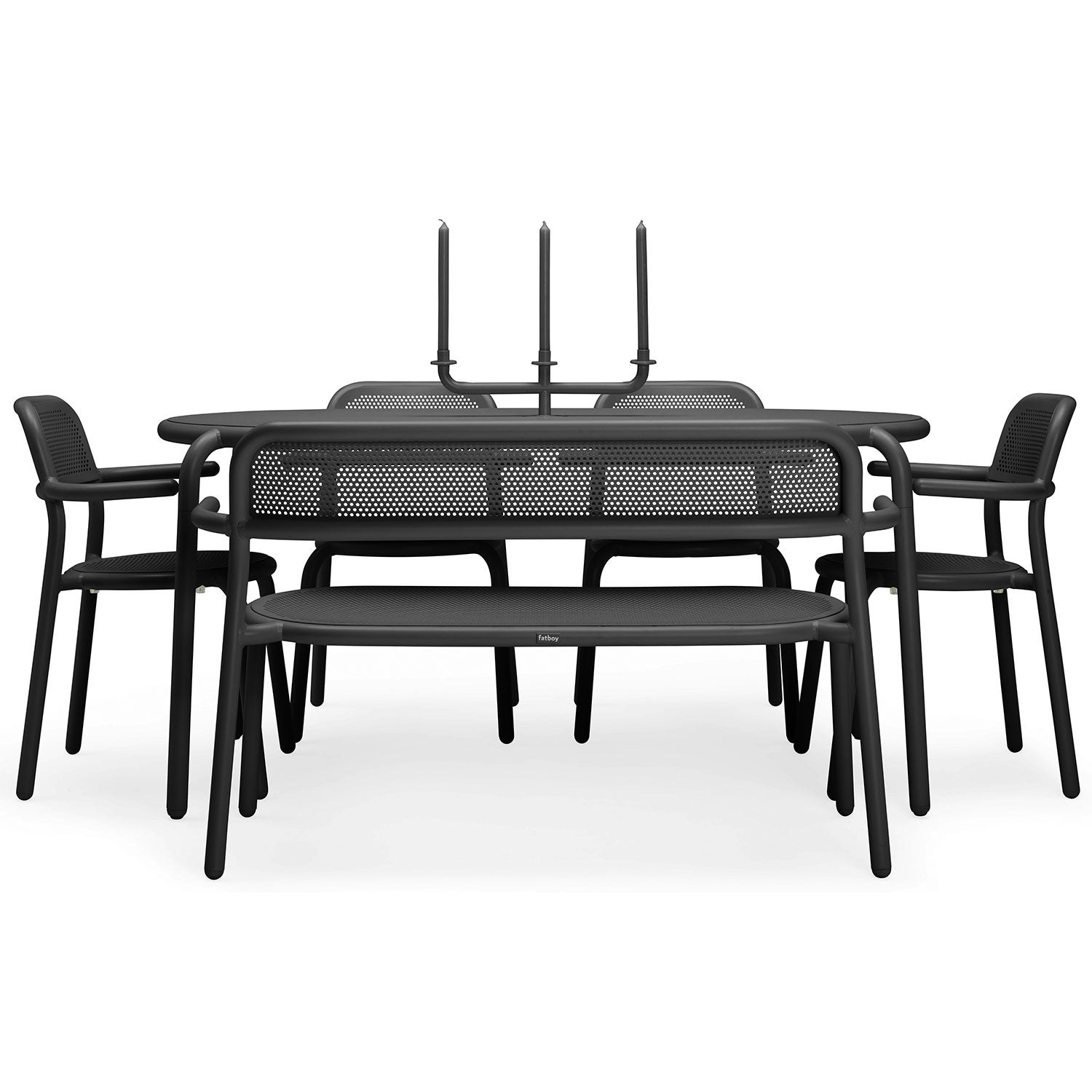 Toní tavolo spisebord anthracite 