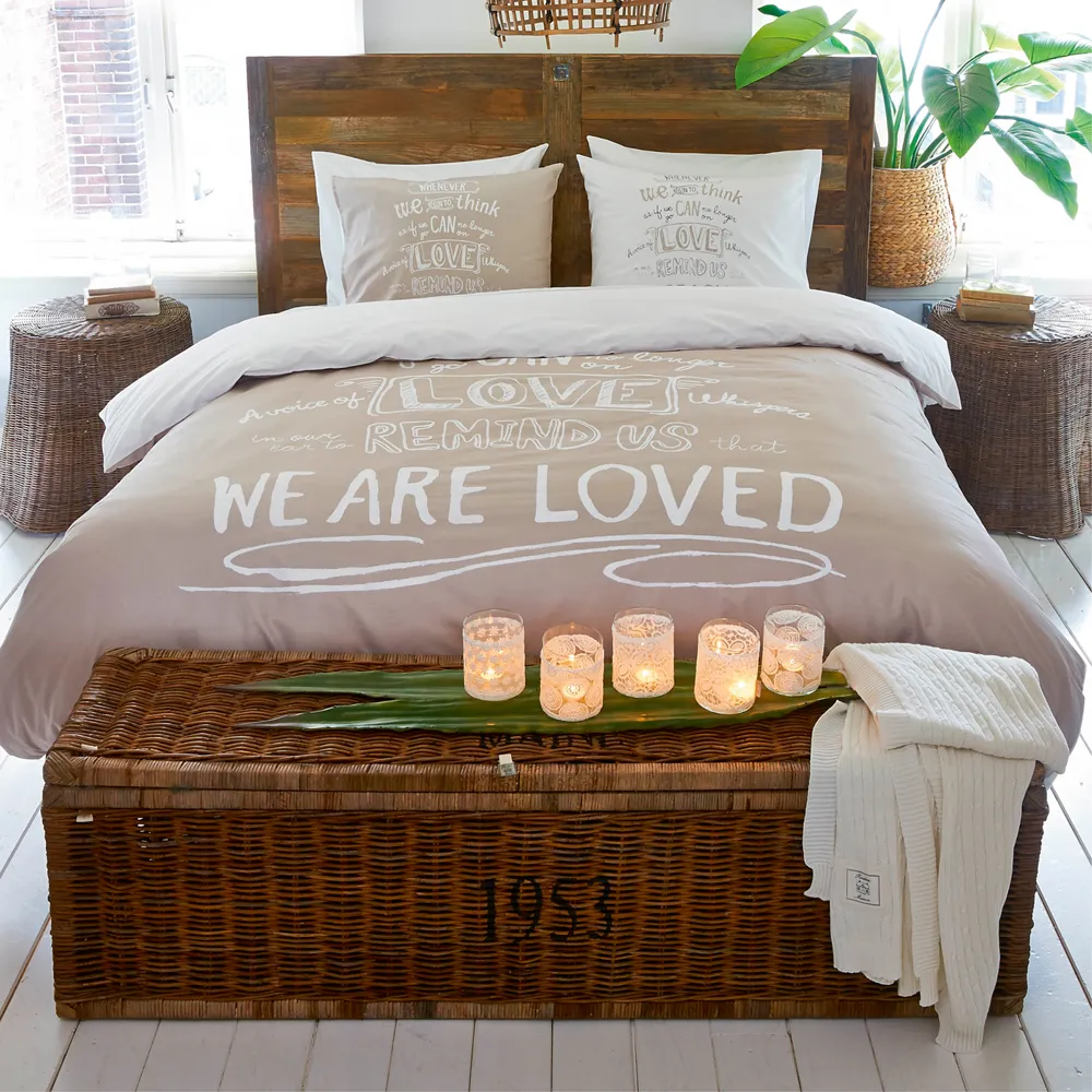 Rustik rattan kiste, 160x40 cm