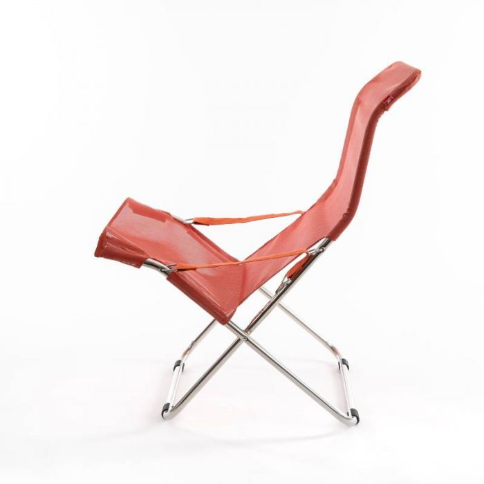 Fiesta solstol roses aluminium/textilene