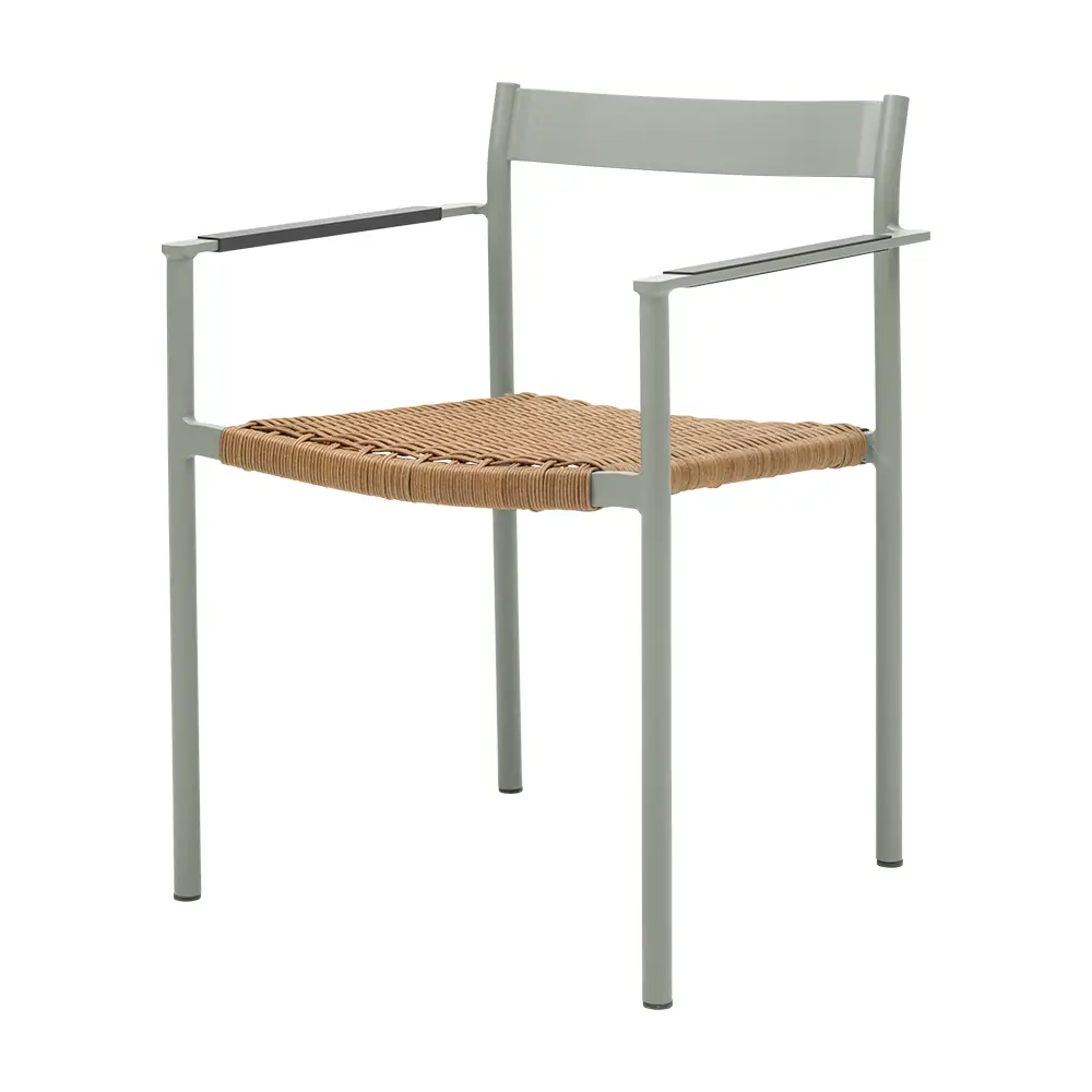 DK stolen light grey - Havestole > Havestole stabelbare - Brafab - Enggården Havemøbler