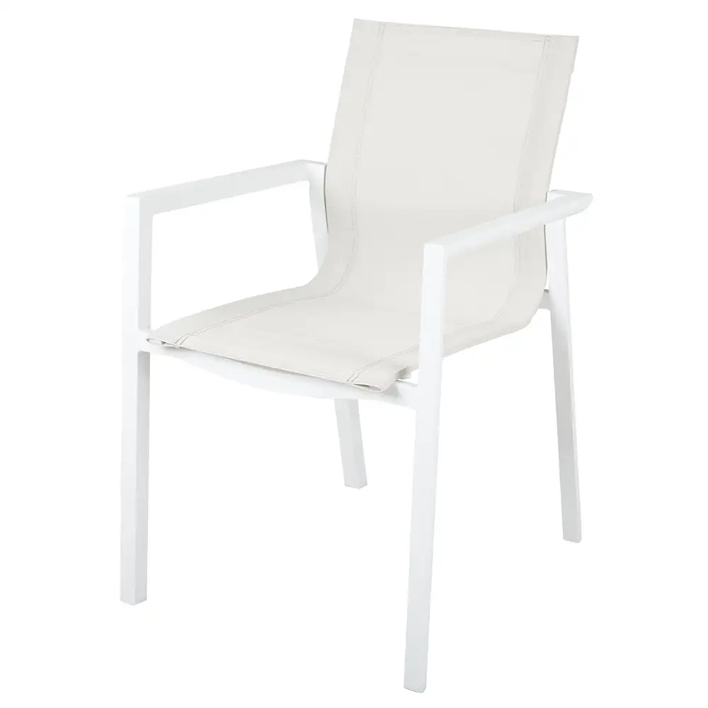 Brafab, Delia Stabelstol Hvid/Textilene