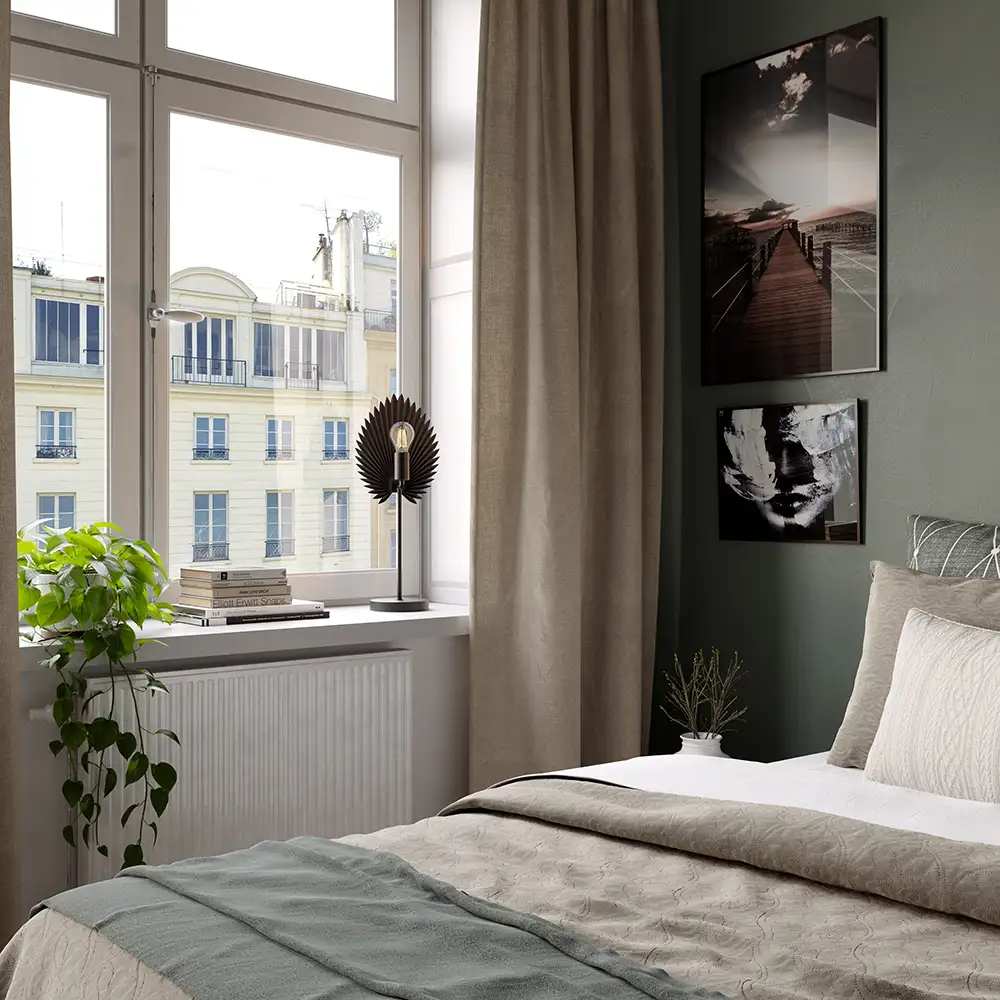 Aruba Bordlampe H55 Sort 