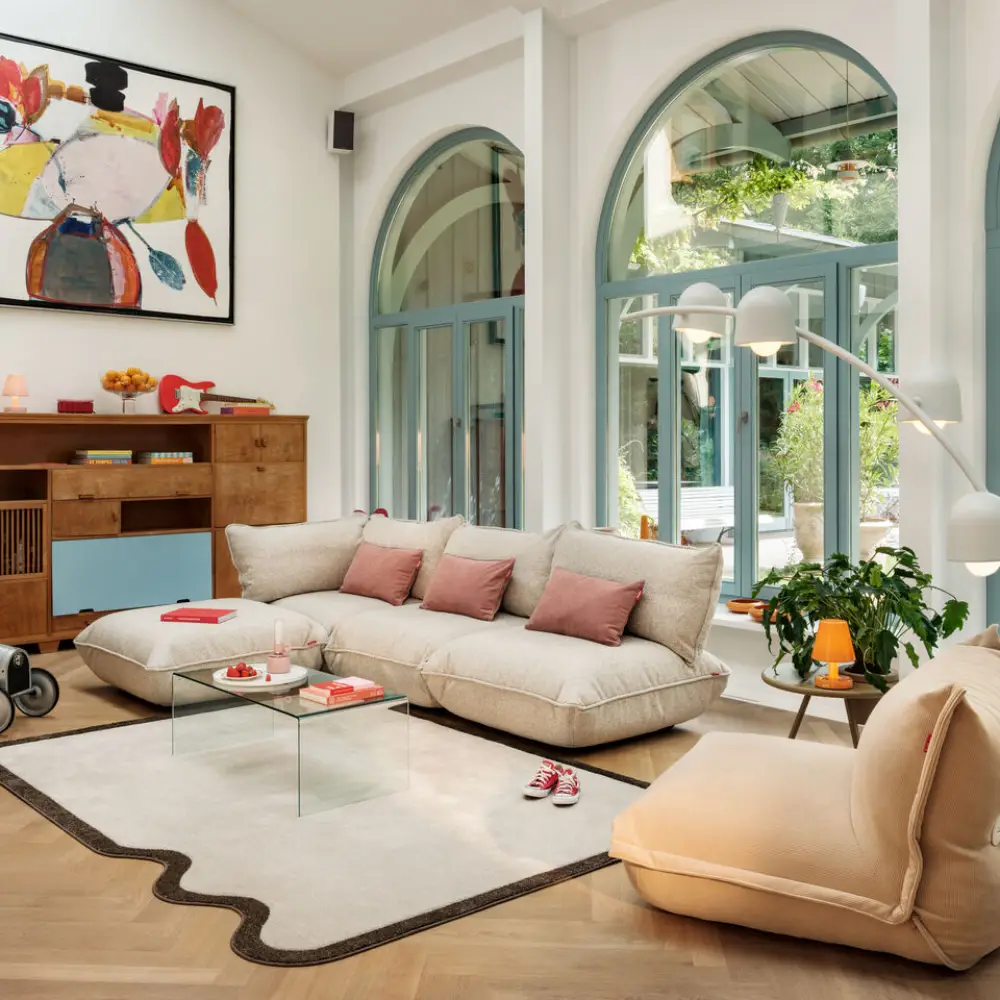 sumo sofa modul boucle recycled beige