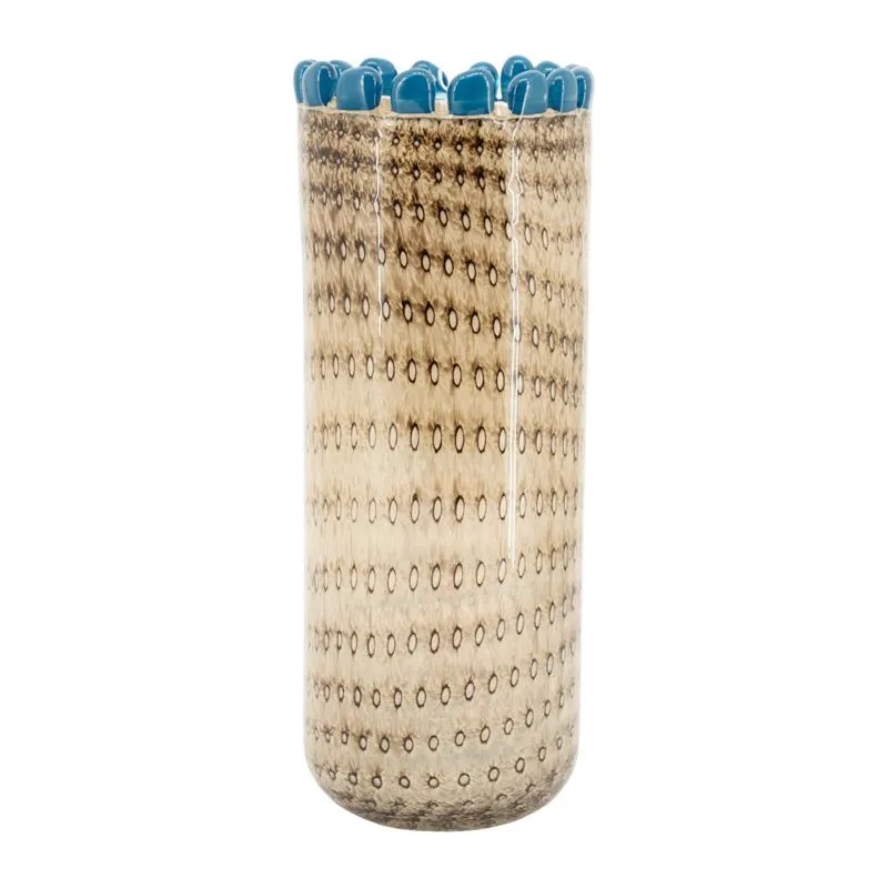 Dapple vase 10x10x28,5 cm glas multicolour