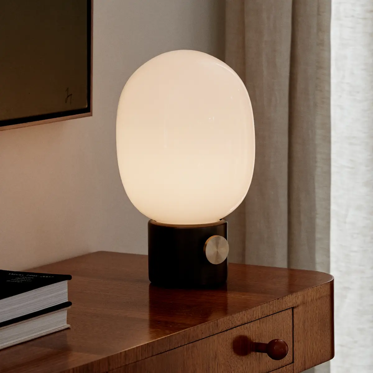  JWDA Bærbar lampe Stål Sort