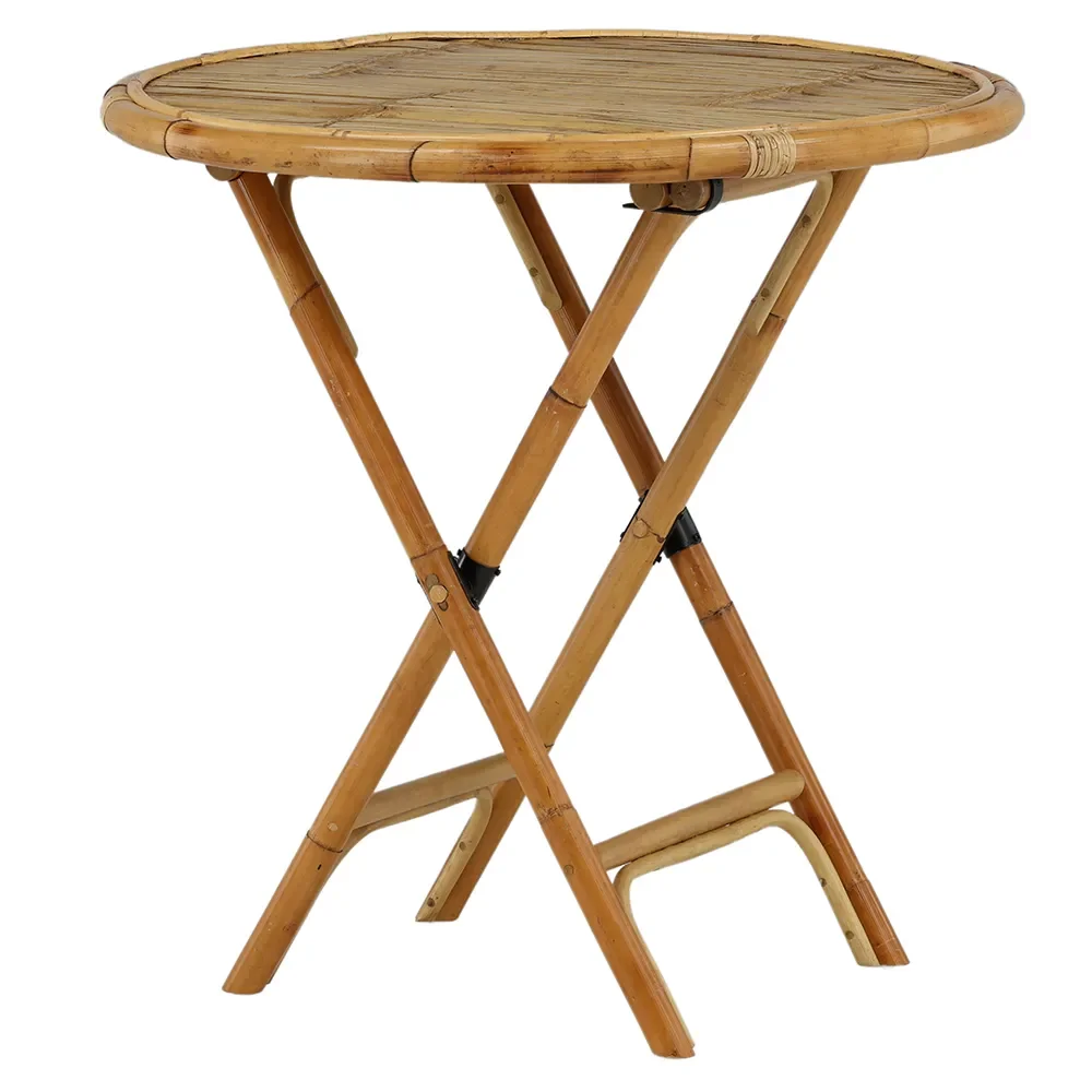 Cane Cafébord Ø90 cm Bambus 