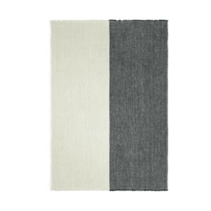 Pila Linned tæppe Black/Elm Green