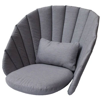 Cane-Line Peacock Loungestol Pude Grey