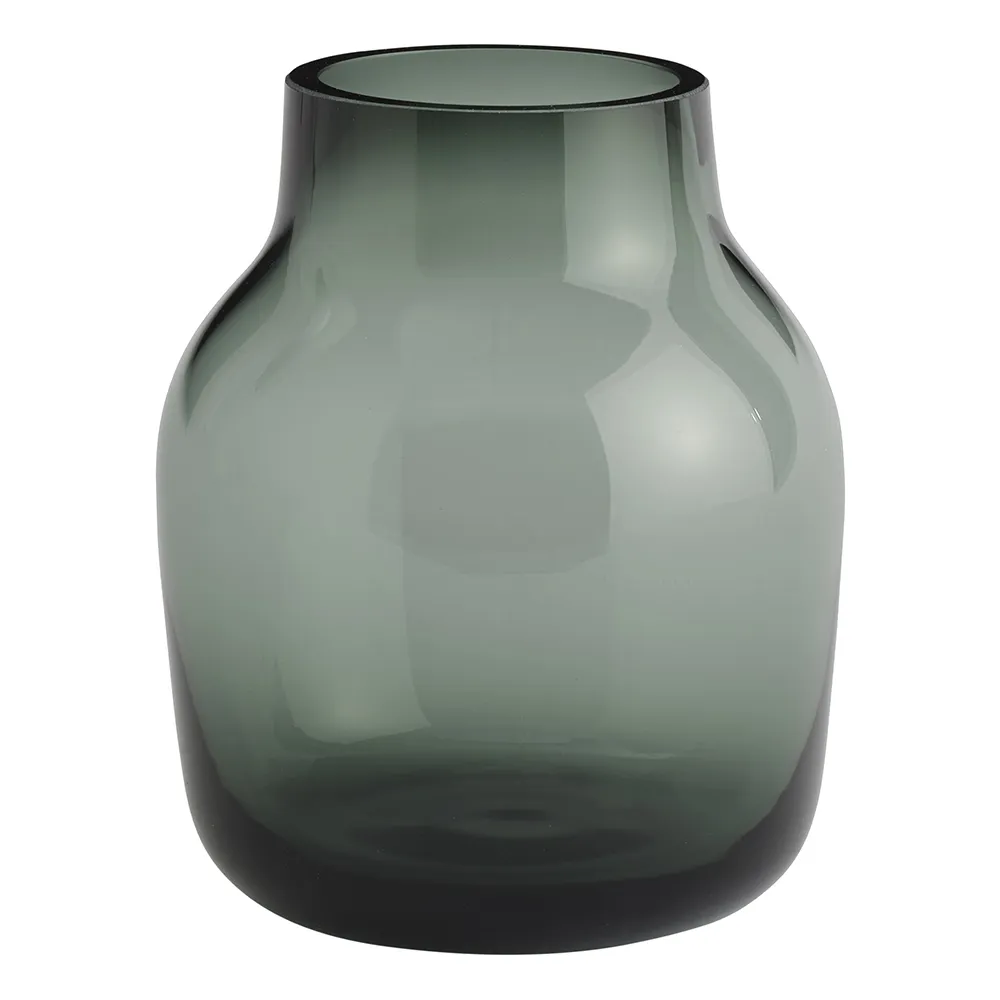 Silent Vase Ø11 cm Dark Green