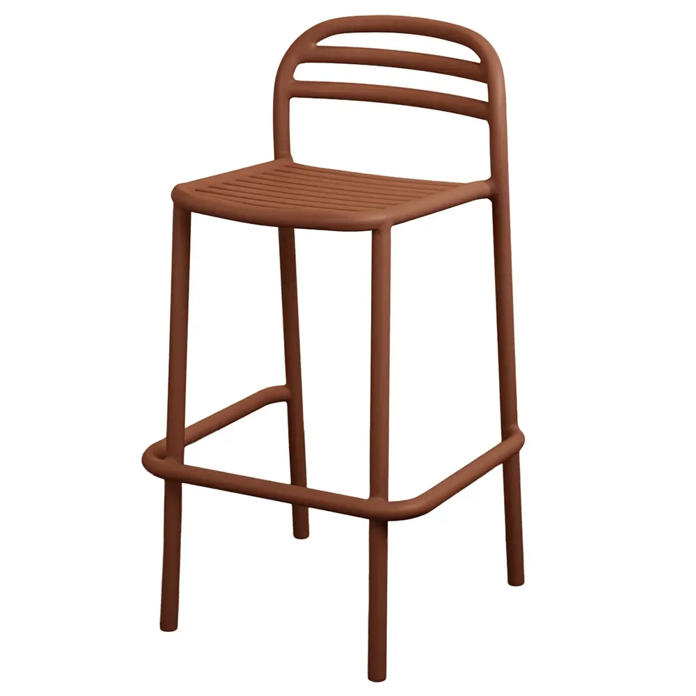 Cane-line, Bliss barstol, stabelbar Desert red, aluminium