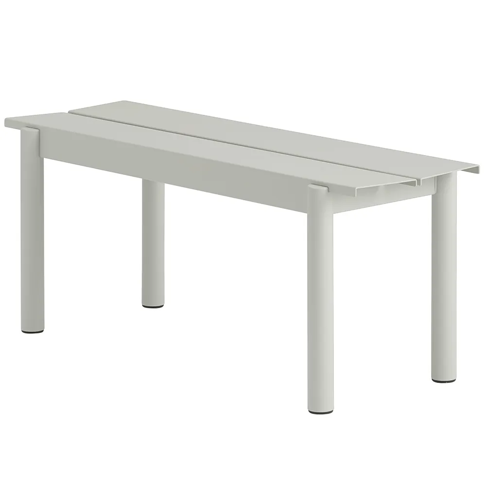 Muuto, Linear Steel Bænk 110x34 cm Grey