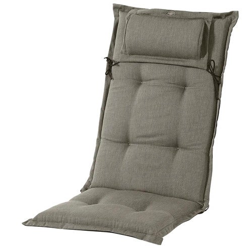 Canyon 8 cm positions pude i strukturdralon taupe