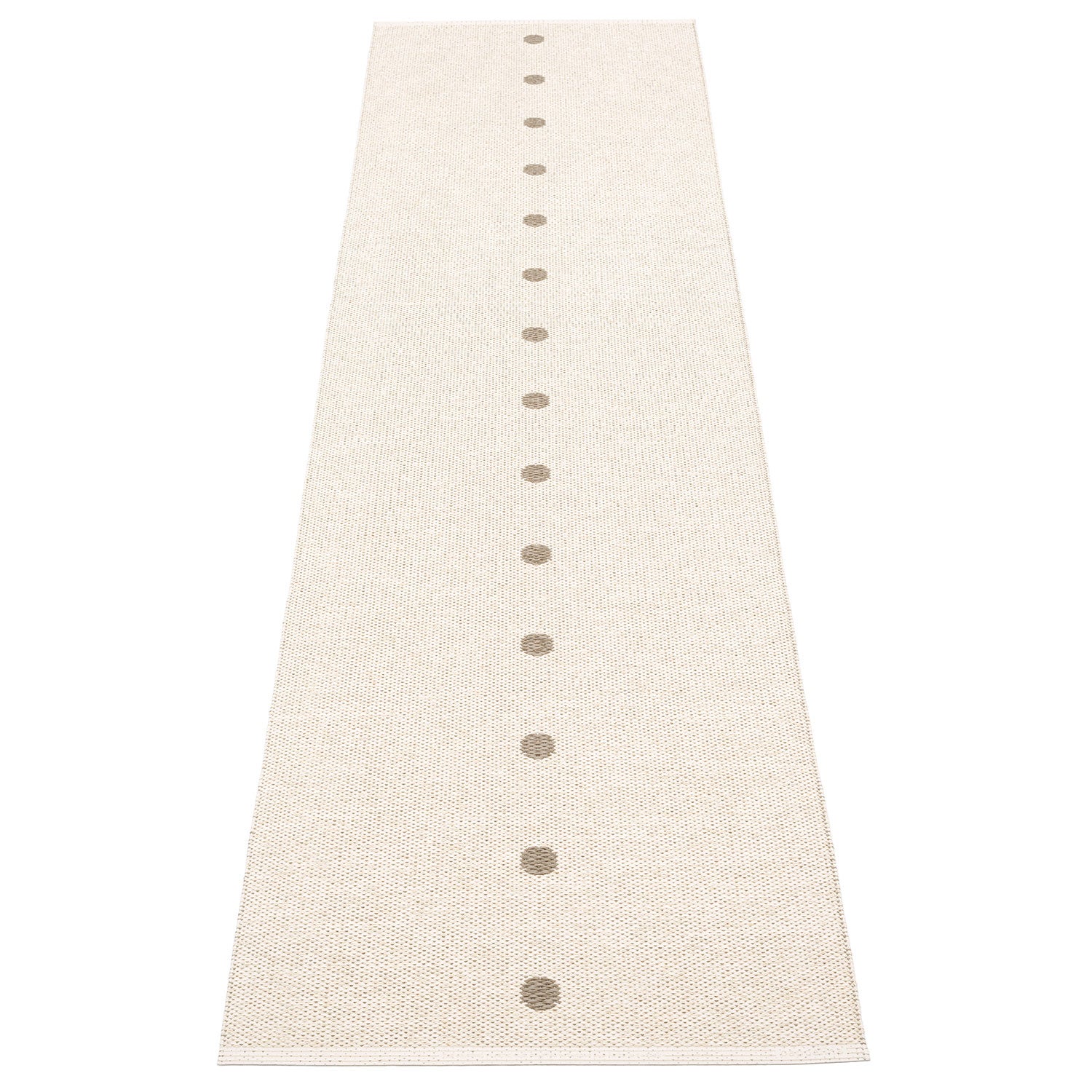 Peg tæppe 70x280 cm dark linen / vanilla 