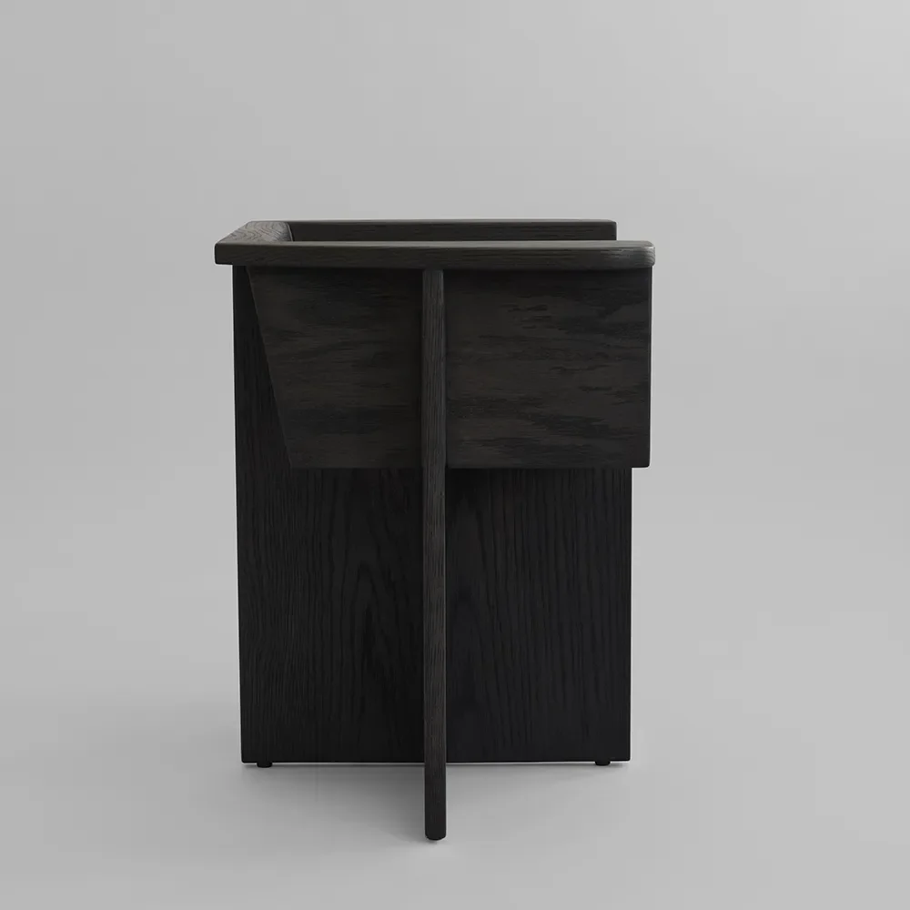 Brutus Spisebordsstol - Kaffe Sort Eg