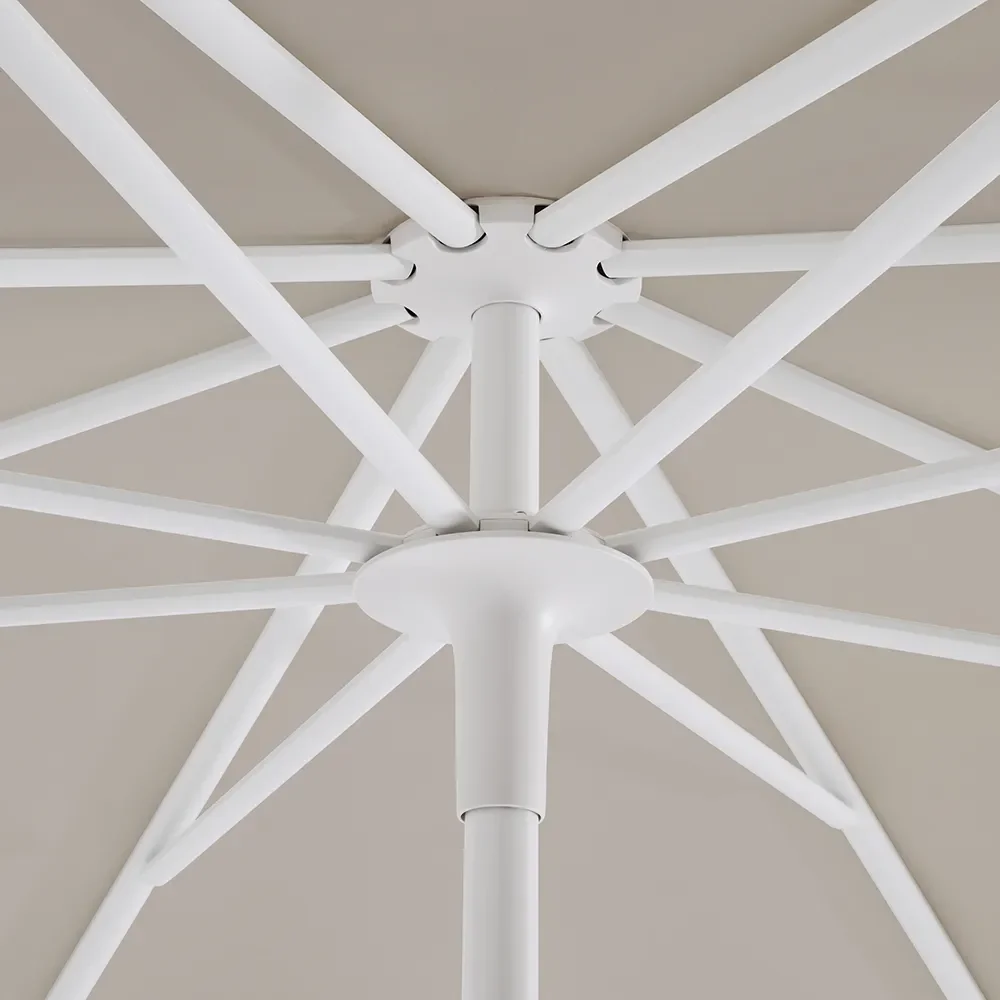 Smart parasol 250 cm matt white Kat.5 684 Urban Shadow