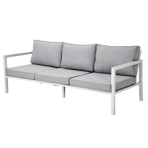 Belfort 3-pers. sofa   inklusive puder hvid / Peral Grey