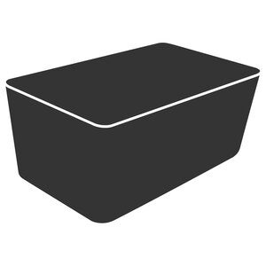 Møbelbetræk til Peacock-dagsseng sort