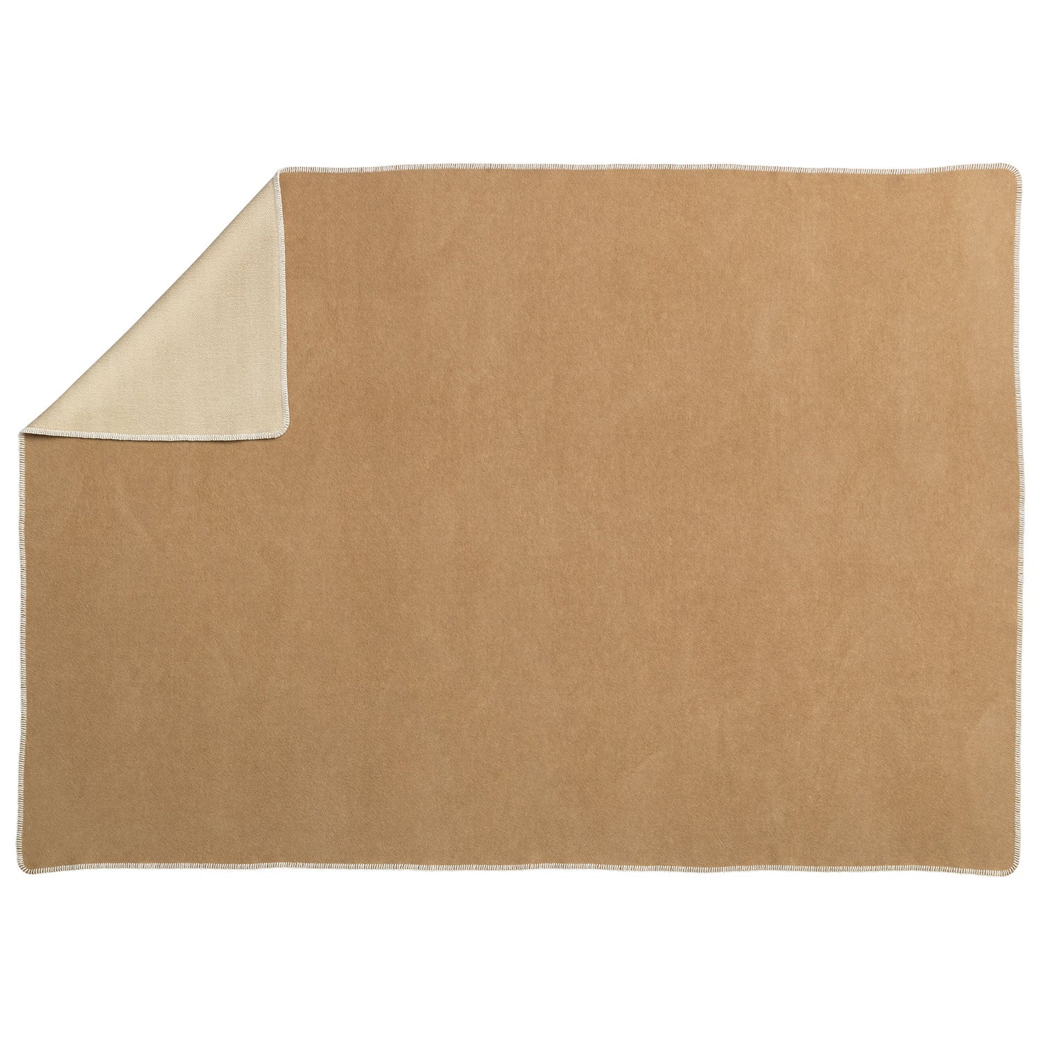 Blanket tæppe 140x200 cm ylva ochre / cream 