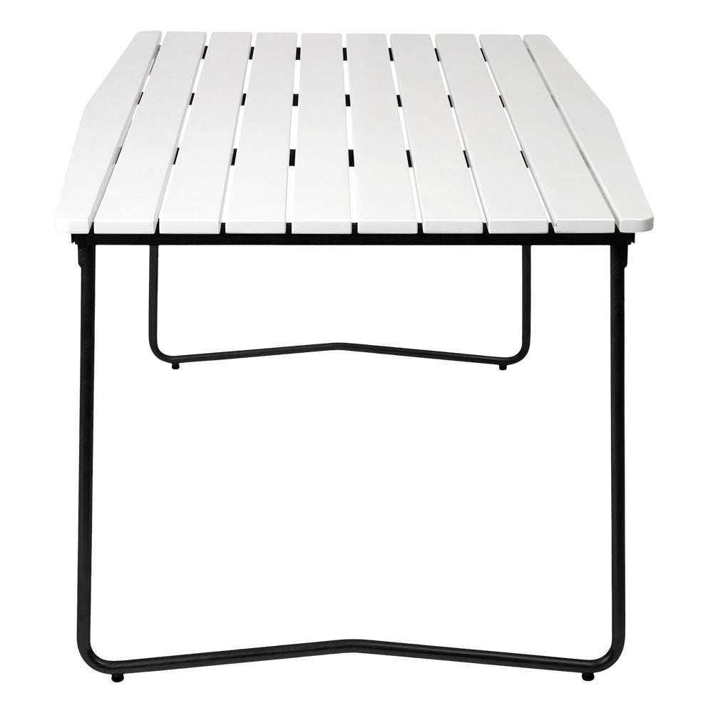 Bord B31 170 Hvidlakeret eg / sort stel