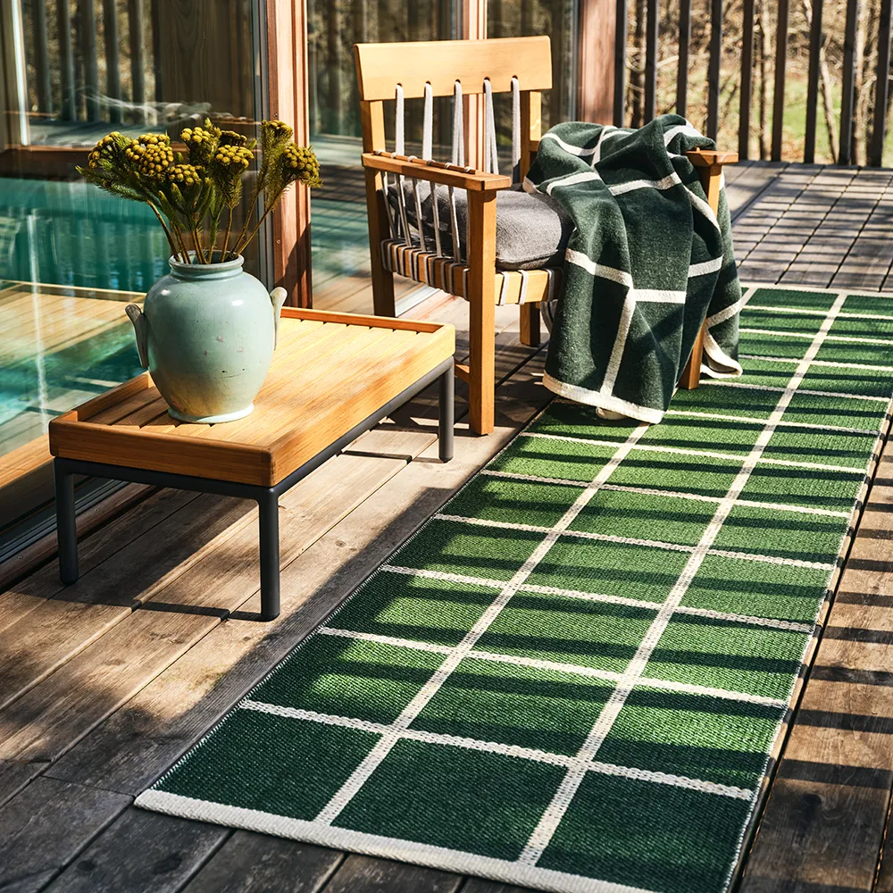 Vævet Tæppe Criss Leaf 70x300 cm