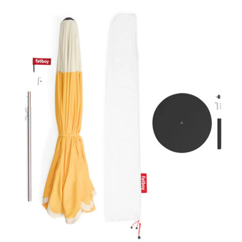 Pensol parasol med fod sunbeam