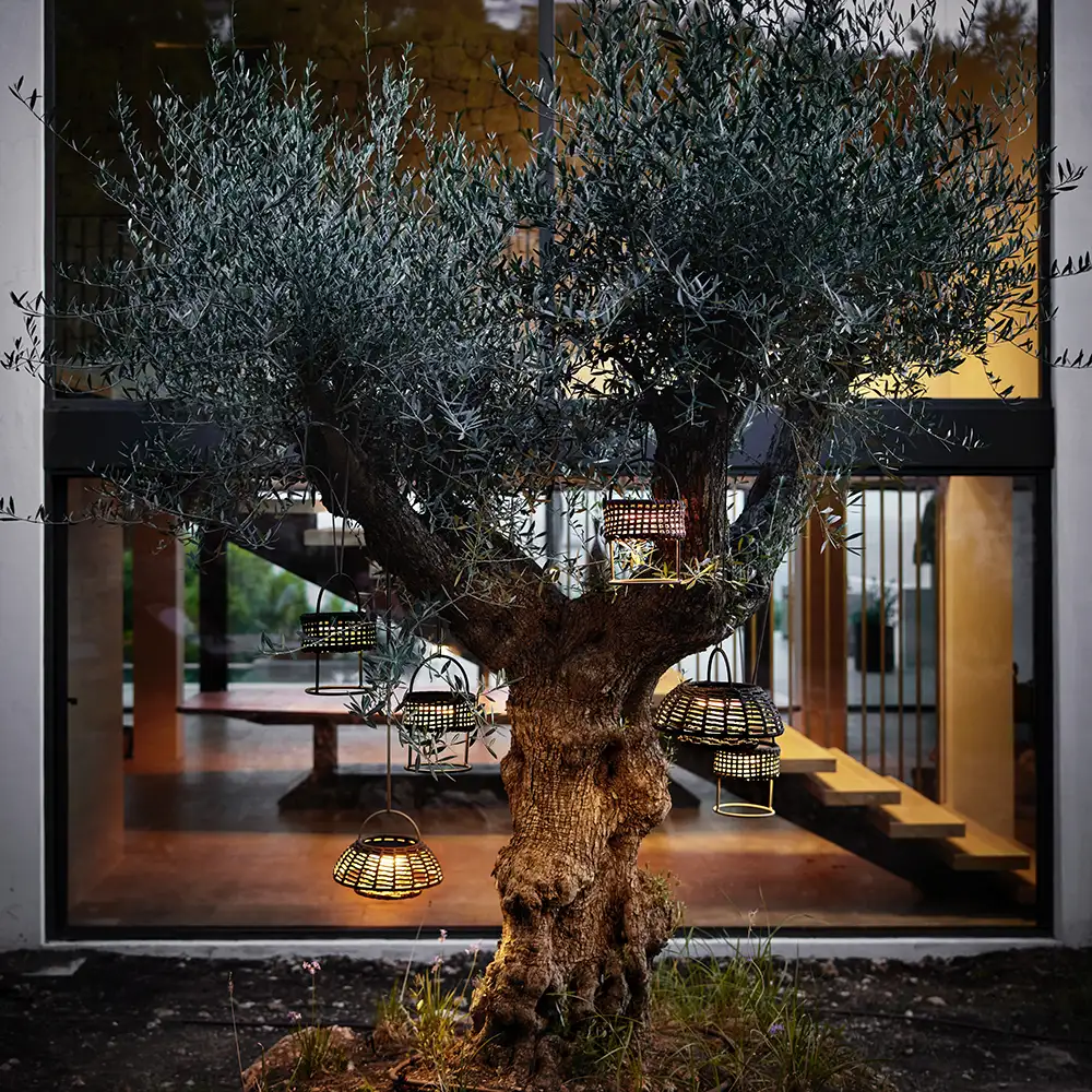 Illusion lampe til ophæng Graphite, Soft Rope