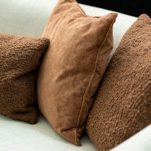 Pude Wave 50x50 cm Cinnamon