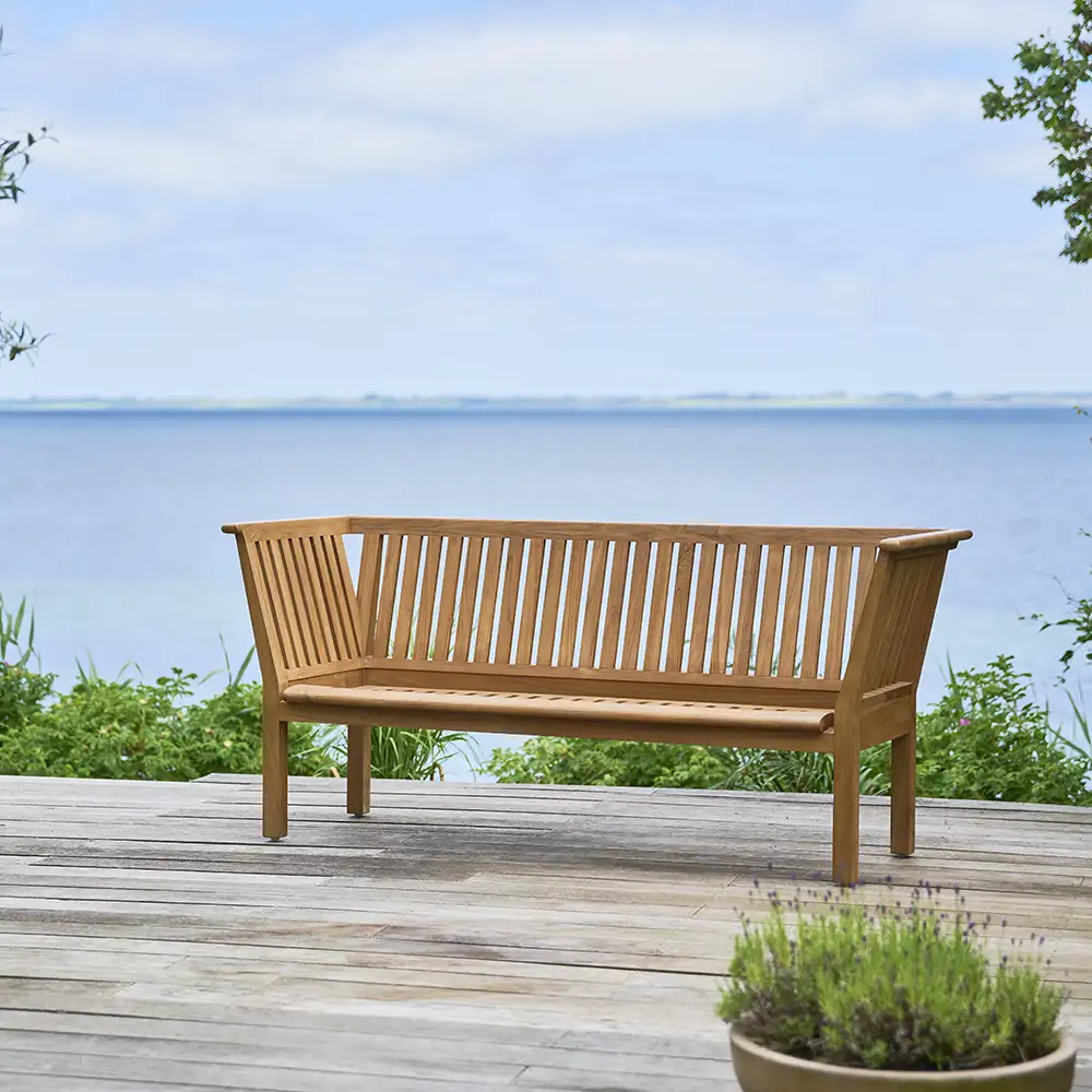 St Catherine bænk teak
