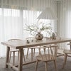 Brooklyn spisebord 220x95 cm hvidpigmenteret eg