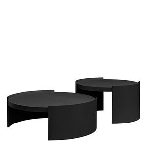 Oakland sofabord Ø80 cm Sort