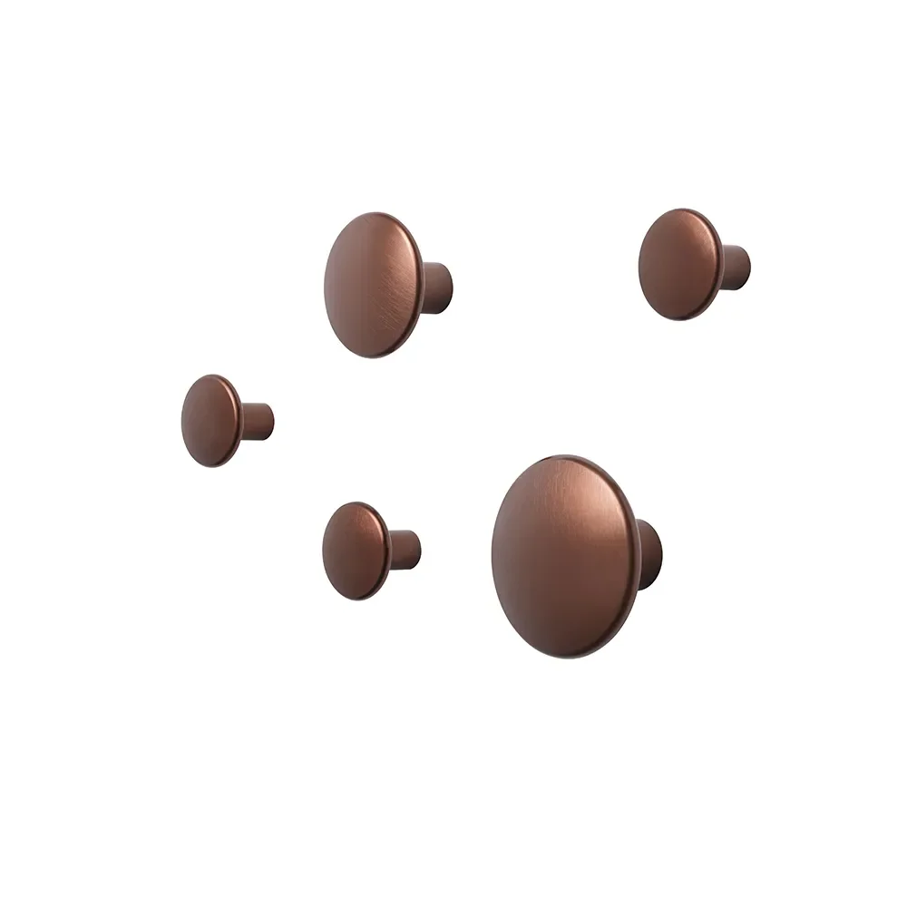 Muuto The Dots knager - metal 5 stk Umber