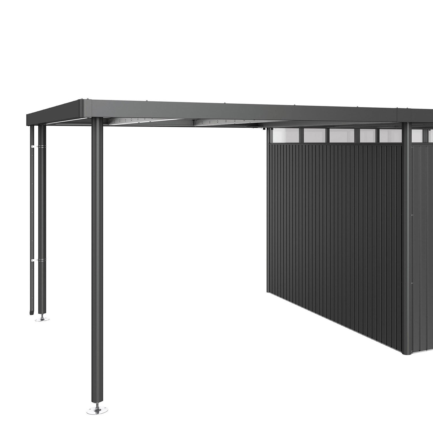 Biohort, Sidotak haveskur highline størrelse h5 metallisk mørkegrå