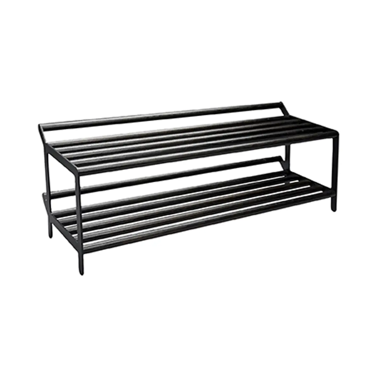 Essem Design, Tamburin skohylde 100 cm Sortbejdset eg Sort