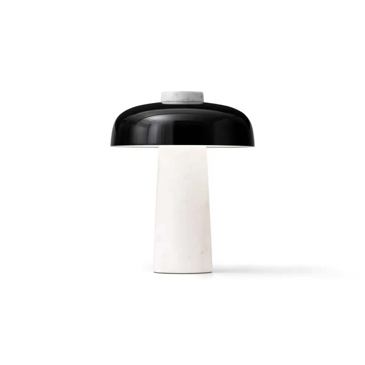 Audo CPH, Reverse bordlampe, marmor, Carrara/aluminium, sort