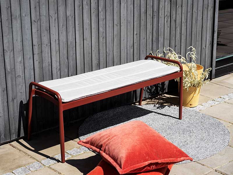 Sonnac Bænk 51x124 cm Burnt Paprika Brafab