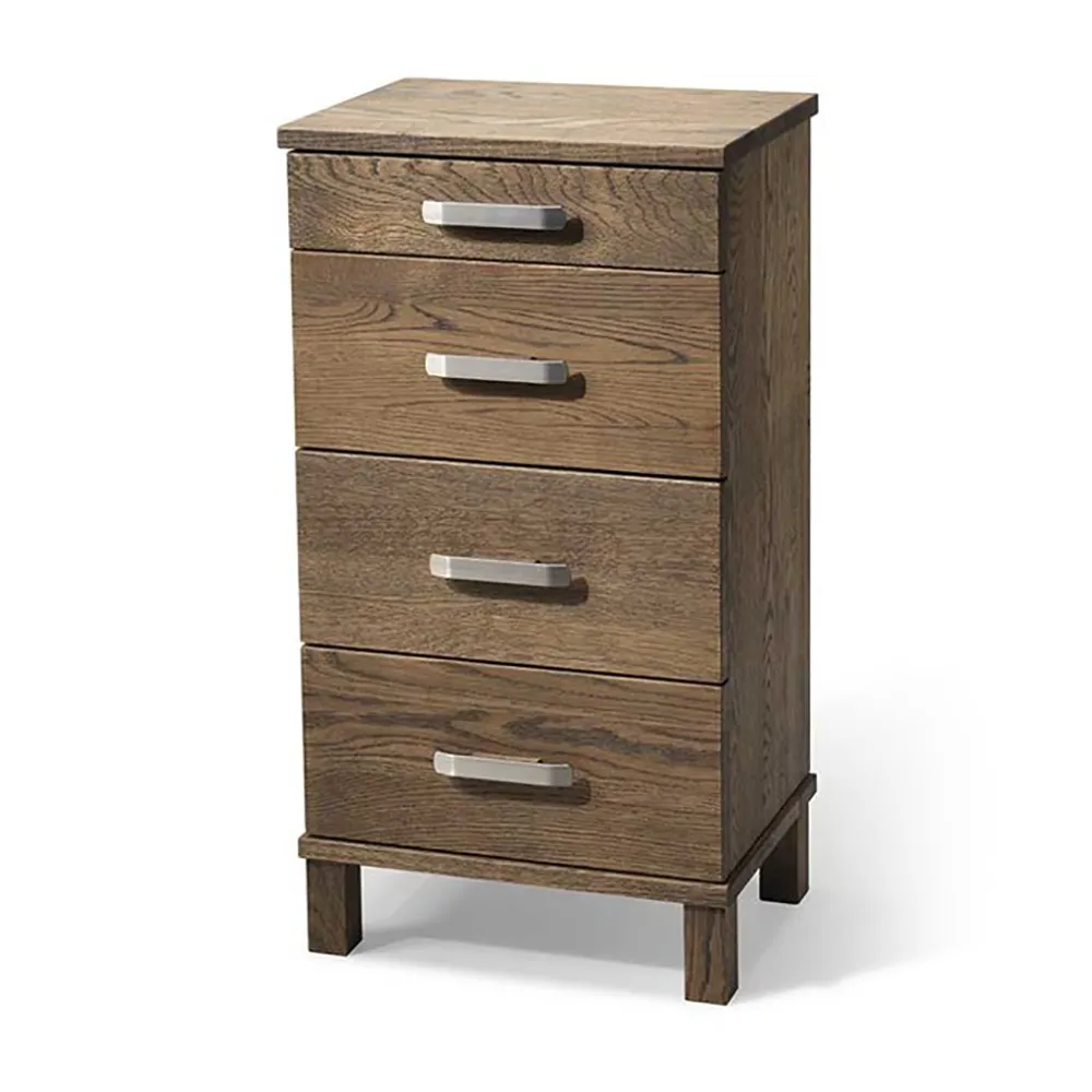 Oscarssons Möbel, Nadja Kommode H75 B40 Røget Eg/Grundstål