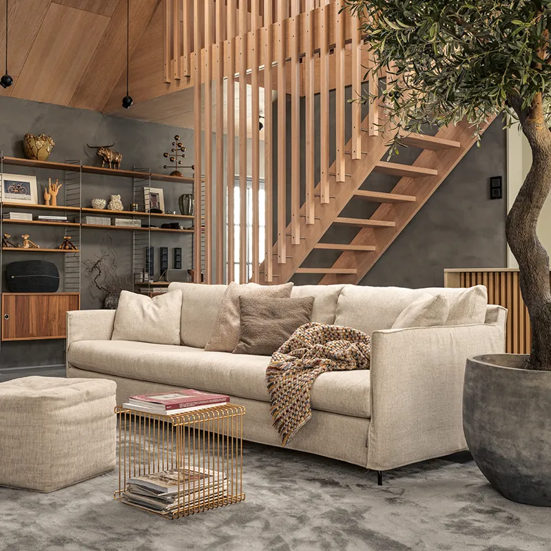 Petito 2-personers sofa hel sædehynde Kat A